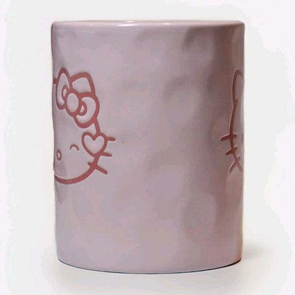 Hello Kitty Pink Ceramic Mug 17oz – Sanrio Japan Kawaii Coffee Cup Cute Gift - Picture 3 of 6